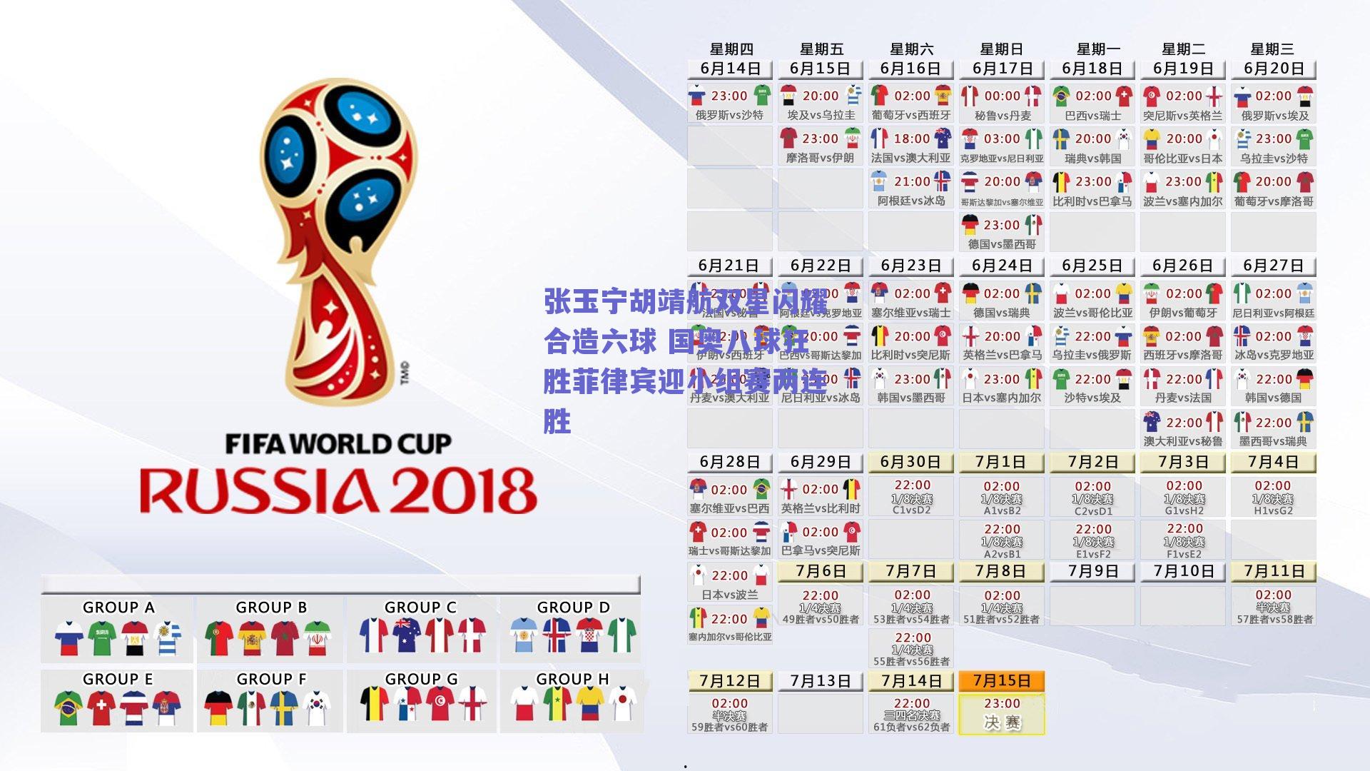 张玉宁胡靖航双星闪耀合造六球 国奥八球狂胜菲律宾迎小组赛两连胜